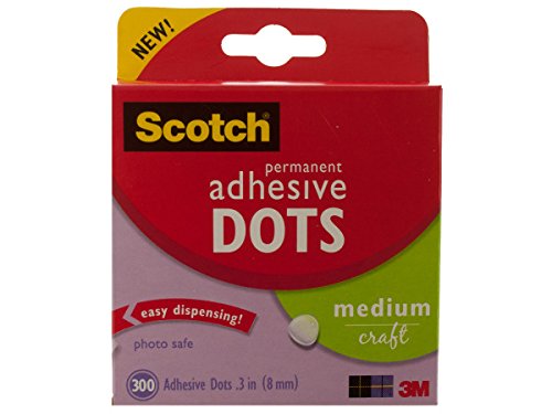 bulk buys Scotch Permanent Medium Adhesive Dots - Pack of 12