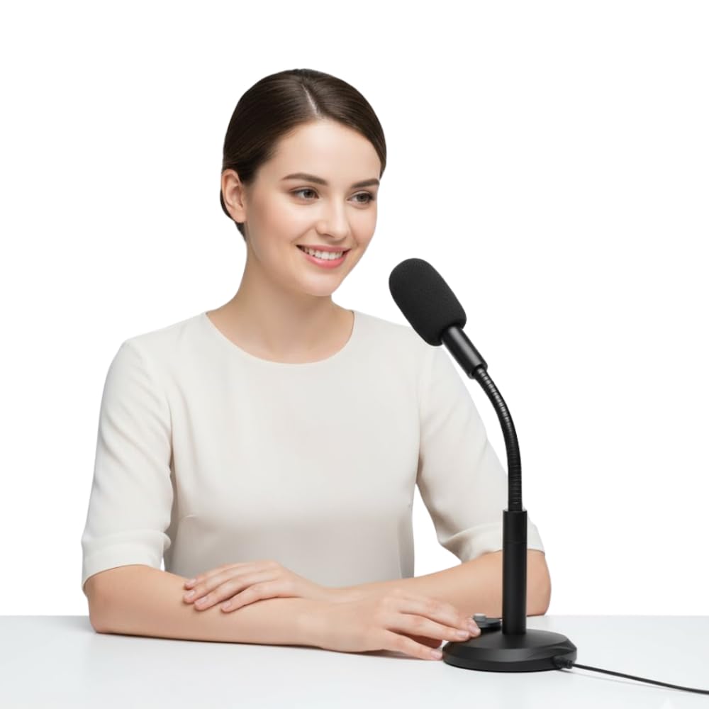 Drumstone (𝐒𝐩𝐞𝐜𝐢𝐚𝐥 𝟏𝟓 𝐘𝐞𝐚𝐫𝐬 𝐖𝐚𝐫𝐫𝐚𝐧𝐭𝐲 USB Microphone for PC & Laptop – Plug & Play Condenser Mic with Mute Button & LED Indicator, Clear Audio for Streaming, Podcasting, Gaming-picture-35