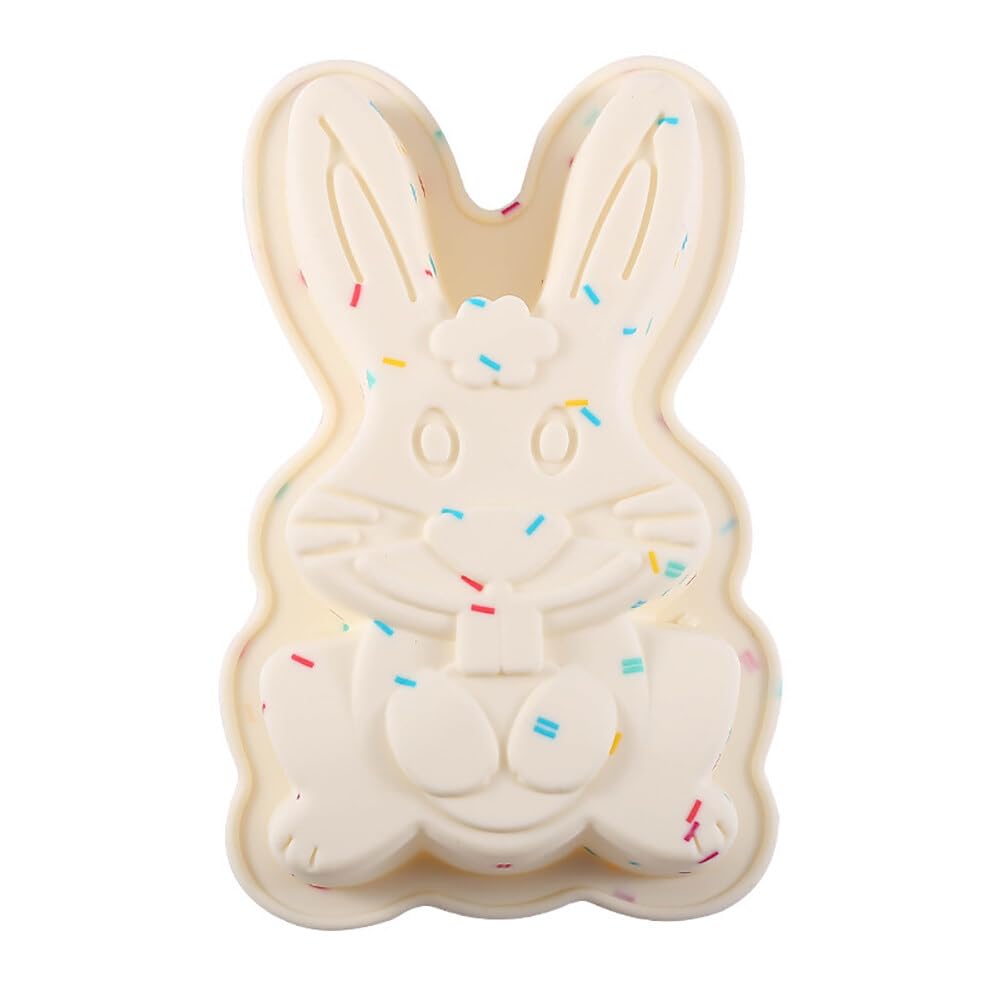 Stampo Silicone Pasqua - 2 Pezzi | Per Coniglietti E Uova Di Cioccolato | Per Cupcake, Dolci E Biscotti | Lavabile E Riutilizzabile - Foto 3