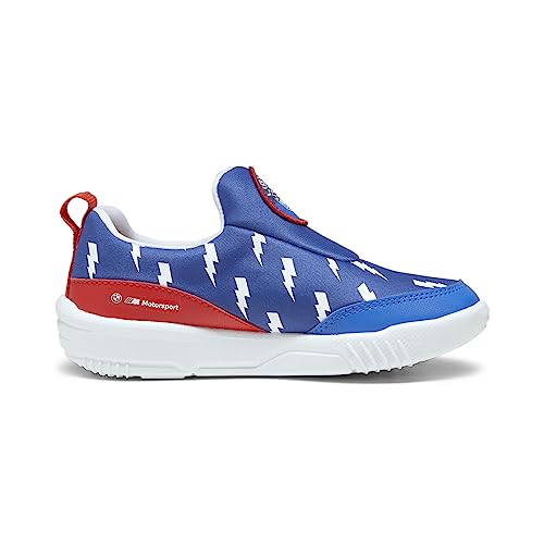 PUMA PUMA Kids' Shoes BMW M Motorsport Bao Kart Slip OnPro Blue-PUMA White-Pop Red Little Kid 12.5