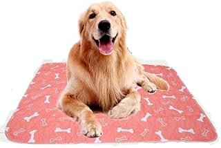 Yosoo Puppy Pads, Washable Dog Pee Pads, Reusable Three-layer Design Waterproof Pets Changing Pad Carpet Urine Pet Training Pad for Pets, Dogs Cats (70 x 80cm)