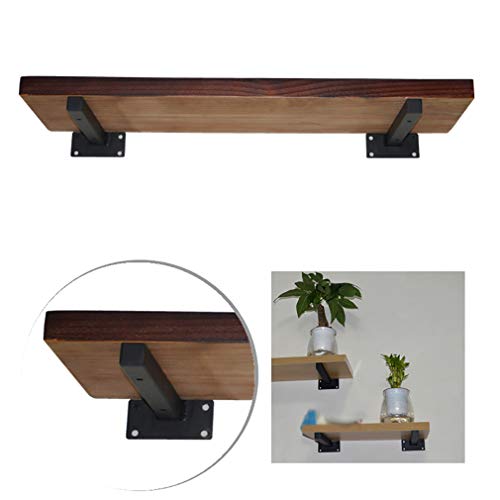 Équerre de fixation murale rabattable noire pour tablette et plan de travail - 3
