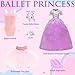 24 Pcs Doll Clothes & Accessories 8 Set Clothes Including Party Gown Chill Suits Casual Outfits Sport Wear Ballet Dresses for Doll with 8 Shoes 8 Accessories for 11.5 Inch Girl Dolls Storytelling Set
