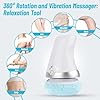 Nordic Sculpt Body Sculpting Machine, Handheld Cellulite Massager with 3 Washable Pads, Electric Body Shaper for Belly, Waist, Legs & Glutes, Relieves Muscle Fatigue in Neck, Shoulders and Arms