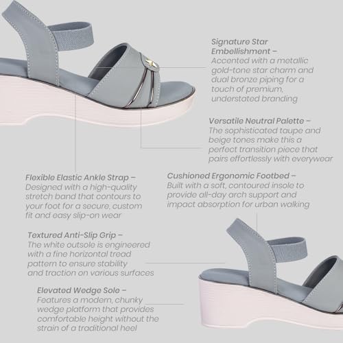 Image of Margot Lane Women Wedges Sandal
