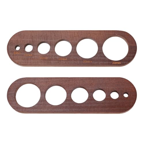 PH PandaHall Auxiliary Tool for Attaching Safety Eyes Wood Safety Eyes Insertion Tool Eyeball Gauge Board Amigurumi Craft Eyes Tool Crochet Tools for DIY Craft Stuffed Animal Eyes 6/10/15/20/25/30mm