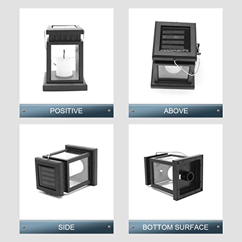 Txkrhwa Solar Candle Lantern Outdoor Waterproof Led Solar Lantern Ip44 Waterproof Hanging Lantern Light Auto On/Off Solar Landscape Light For Garden Path Yard Patio Driveway Walkway #TOP3