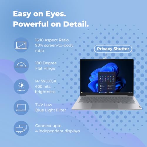 Image of Lenovo ThinkBook 14, AMD Ryzen 5 220, 16GB RAM, 1TB SSD, WUXGA IPS 14 inch (35.56cm), Windows 11 Home, Arctic Grey, 1.36Kg, 21V0A01SIG, Fingerprint, Backlit, 400 Nits, 1Y Warranty, Laptop