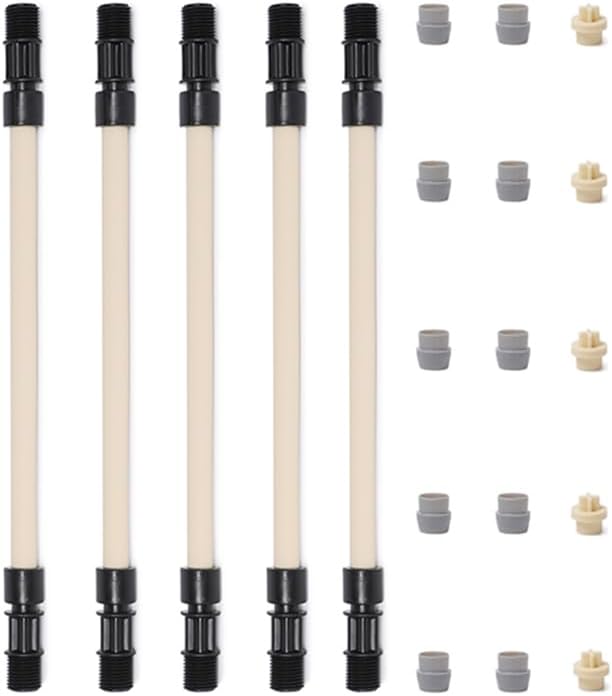 Pump Tubes MCCP202&MCCVDBO 5PCS Replacement for Pump Tube #2, 0-100 Psi / 0-6.9 Bar, Fits for Most Classic, 45, 85, Single Head, 85mhp17, SVP & S Series Pumps 5Pack