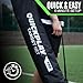 QuickPlay Futsal Soccer Target Net 9.8 x 6.5ft - Soccer Goal Target Net with 7 Pockets for Shooting Accuracy, Rebound Training Net for Indoor, Backyard and Team Practice