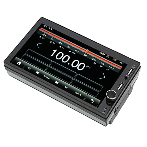 Aramox Sistema de navegação de carro, tela sensível ao toque de 7 polegadas Receptor multimídia Blue