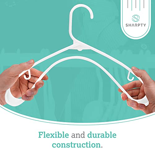 Sharpty Plastic Hangers Clothes Hangers For Clothing, Closet thumb #3