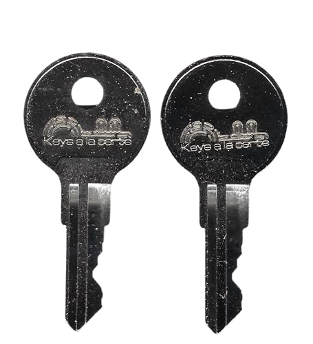 KEYSALACARTE Replacement Key for HMV10 - Cut on CG16 Key Blank Compatible with Chicago, Pundra, and More - Durable Brass Key for Furniture, Toolboxes, and Cabinets