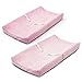 Summer Infant Ultra Plush Changing Pad Cover 2-Count, Pink & Polka Dot