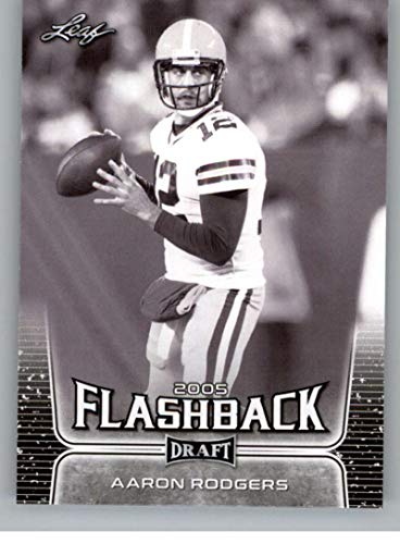 2020 Leaf Draft #91 Aaron Rodgers - California Golden Bears (Flashback)(Green Bay Packers) NM-MT NFL Football Card