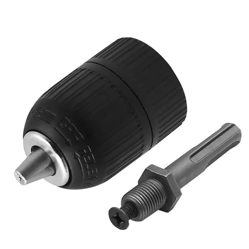 13mm Capacity Keyless Drill Chuck 1/2-20UNF Thread Heavy Duty Impact Drill Chuck Converter Quick Release Conversion Tool with SDS Plus Adapter (B0D1164D7Z) Amazon Price History, Amazon Price Tracker