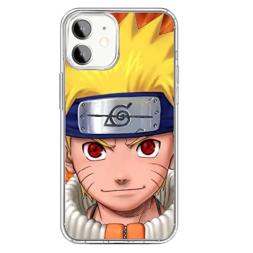 SMAIGE Compatible with iPhone 12 Case and iPhone 12 Pro Case 6.1 inch, Shock-Absorption Anti-Scratch Bumper Case Cover, Funny Anime Cartoon Design for Kids Teens Boys Men