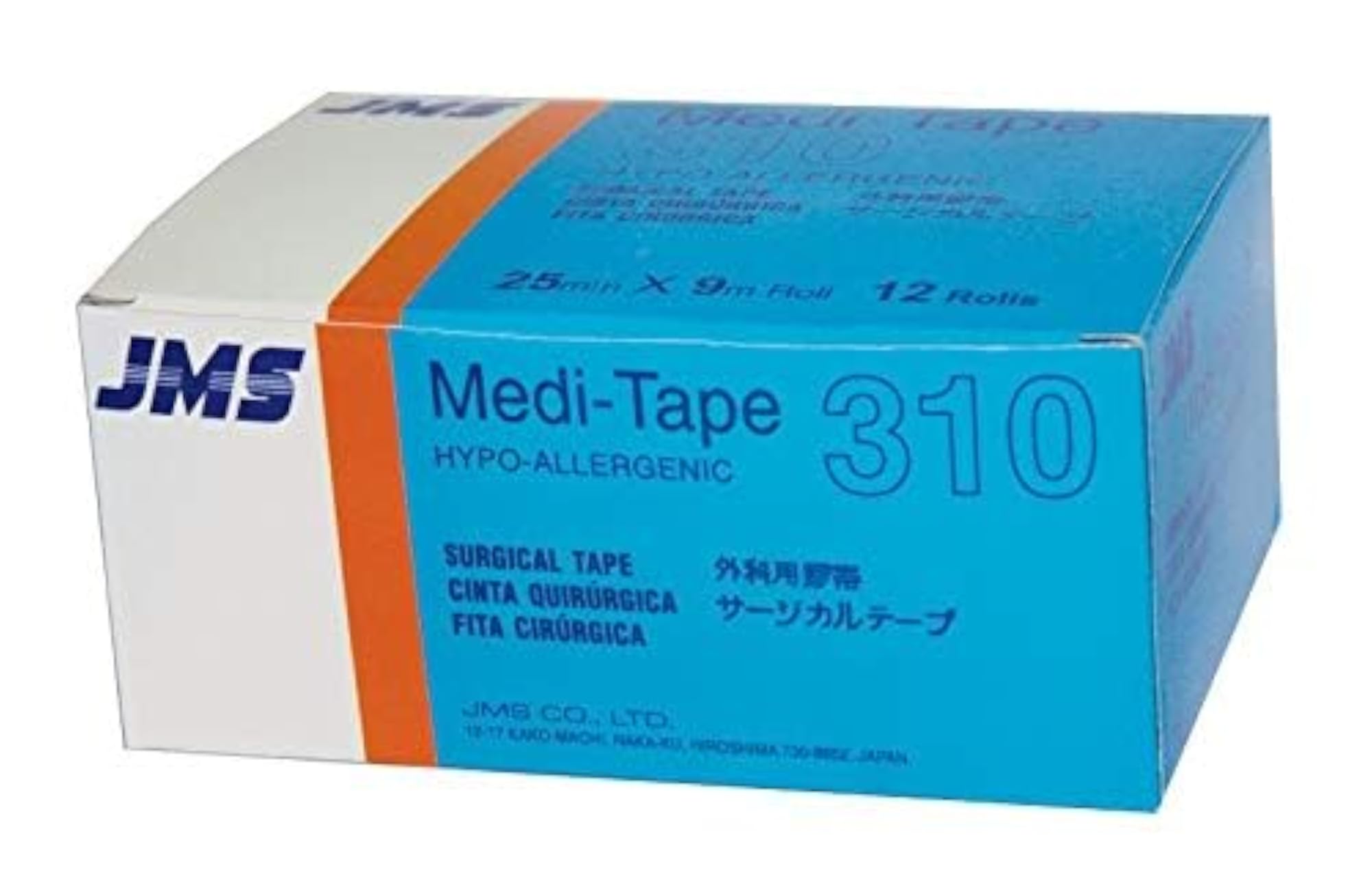 AHCS JMS Medi Tape, 1 Inch & 1/2 Inch Rolls