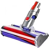 Soft Roller Cleaner Head for Dyson V7 V8 V10 V11 V15 SV10 SV12 SV14, Quick Release Motorhead Floor Brush Attachment for Hardwood Parquet & Tile, Scratch-Free Vacuum Replacement Parts 968266-02