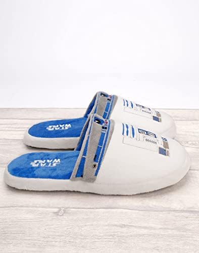 Star Wars Slippers Mens Yoda Jedi OR R2D2 Slip On House Shoes Loafers 11-12 UK | Image 4