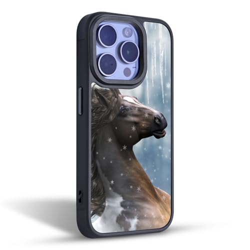 Coque antichoc iPhone 13 Pro Max gel renforcé Simone Gatterwe chevaux