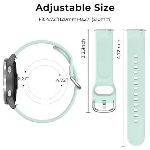 Image of Tobfit 18mm Silicone Watch Strap Compatible for Titan, Timex, Casio, Sonata,HMT etc,Quick Release Sport Loop Colorful Strap