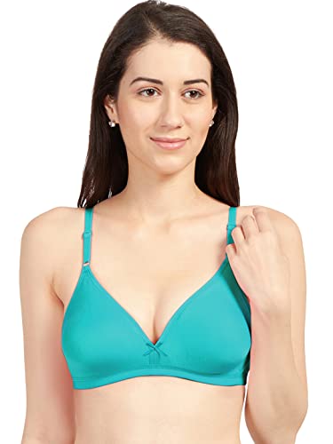 Image of SONARI Omania Womens Non-Padded Cotton Polyester Bras - Solid, Non-Wired, Medium Coverage, Hand Washable (Pack of 2)