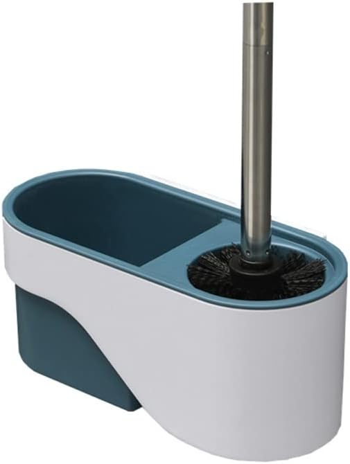 Toilet Brush Holder Toilet Brush Holder Bathroom Wall-mounted Cleaning Brush Punch-free Household Long-handled Toilet Bowl Brush Multi-Function Rack Set Toilet Brush Holders(C), 20010125