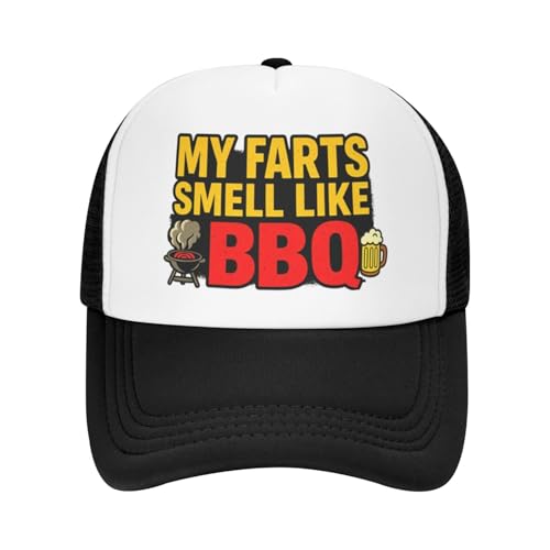 Image of Funny Trucker Hats - Weird Gag Gift for Adults, Inappropriate Joke Baseball Cap, Adjustable Mesh Hat for Men Women