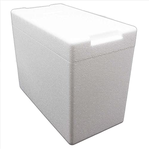 Styroporbox/Thermobox - 7,0 Liter - 34 x 18 x 27 cm/Wandstärke 3...