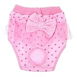 NUOBESTY Hundewindelhöschen aus Weichem Material für Welpen Läufige Hündinnen und Inkontinenz Waschbare Höschen für Hygienische Anwendung