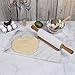 Creative Home Natural Marble Rectangular Pastry Board Cheese Board Serving Tray for Appetizers Bread Snacks Baking, 12 x 18 Inch, Off-White