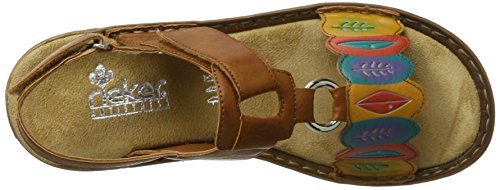 Rieker 60174, Sandali con Zeppa Donna