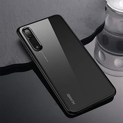 Yong Mobile Phone & Communication Ultra-thin TPU + PC + Mirror Case for Huawei P20 (Black) Mobile Phone Cases (Color : Black)