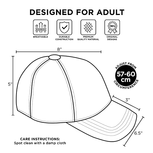 Disney Men's Baseball Cap, Mickey Mouse Adjustable Hat For Adult, Red, One Size #TOP7