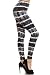 Printed Leggings Triple Shades Of Gray (N381-OS)
