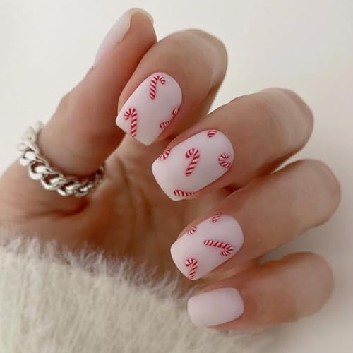 30 Candy Cane Nails That'll Make Your Manicure the Sweetest of the Season 10 N/A