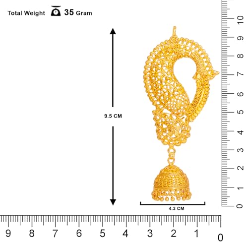 Image of JFL - Jewellery for Less Gold Plated Copper Earrings For Women