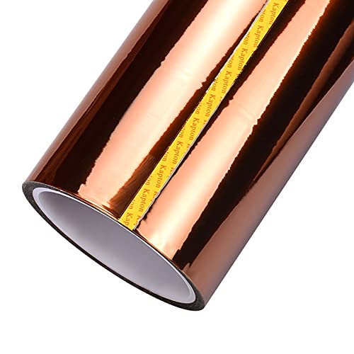 Lysee 3D Printer Parts & Accessories - 3D Printer Parts Heat Tape Resistant High Temperature 50/100/200mm Polyimide Adhesive Tape for RepRap 3D Printer - (Size: 200mm)