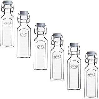 Kilner Set of 6 0.3L Clip Top Bottles