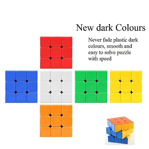 Image of D ETERNAL Cube Combo Set Of 2 3X3 High Speed Stickerless Puzzle Cube For 14 Years And Up, Teen