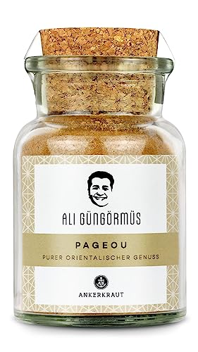 Ankerkraut Pageou, Bio-Gewürz, 65g im Korkenglas, by TV-Koch Ali Güngörmüs für Joghurt-Dip, Hähnchen, Hülsenfrüchte, Eintöpfe, Premium Qualität