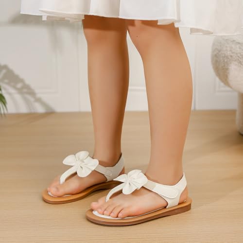 Image of Toddler Girls Sandals Summer Flats Dress Shoes for Baby Little Kids Girl