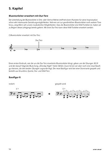 Die außergewöhnliche Schule für Blues-Piano: Der einfachste Weg zur perfekten Blues-Improvisation (inkl. Download). Lehrbuch für Klavier. Klavierschule. Klavierstücke. Klaviernoten. Musiknoten.