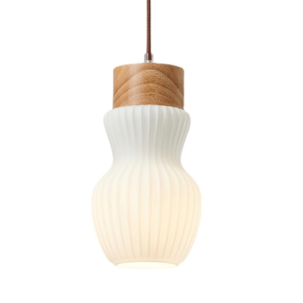 Suspension style japonais pour salle à manger luminaire en verre E27 bureau