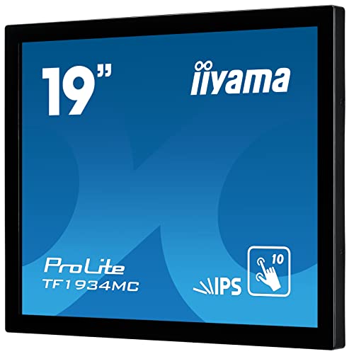 iiyama Prolite TF1934MC-B7X Moniteur à écran Tactile 48,3 cm (19") 1280 x 1024 Pixels Plusieurs Pressions Noir