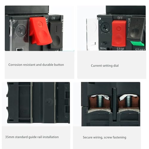 Protector del disyuntor del motor manual GV2-ME10 interruptor AC690V 4