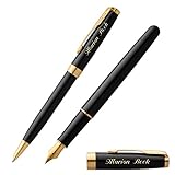 parker schreibset im schwarz c.c PARKER Füllfederhalter und Drehkugelschreiber aus der SONNET-Collection im schwarzen Klavier-Lack. Die hochglanzpolierten Zierelemente sowie der unverkennbare PARKER Pfeil-Clip erstrahlen in einem edlen Gold-Finish und verleihen den Schreibgeräten ein exquisites Design und Schreibgefühl. Durch die edle Laser-Gravur verewigt mit Ihrem Wunsch-Text