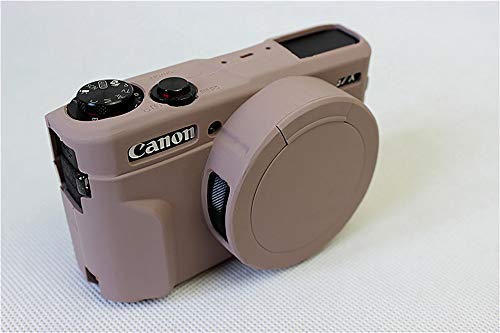Removable Lens Cover Silicone Gel Rubber Soft Camera Case Cover For Canon Powershot G7X Mark Ii Camera Gray #TOP4