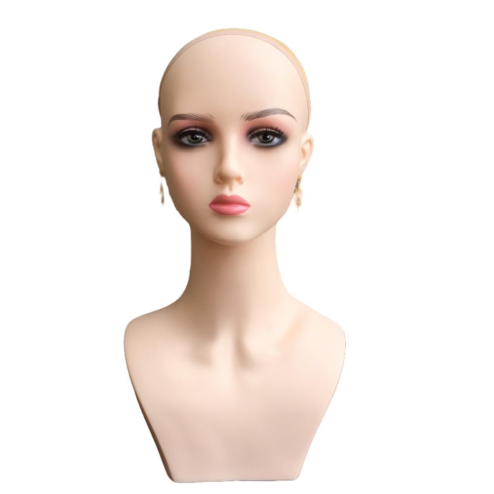 Amazon.co.jp: Brfveob 女性ウィッグヘッドマネキン ショルダー